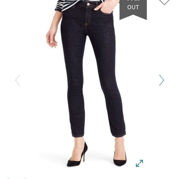 J. Crew Lookout High Rise Skinny Resin Wash sz 24 - Picture 3 of 8